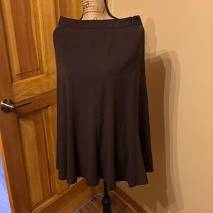 East 5th Dark Brown A-Line Skirt